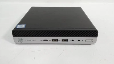 HP ProDesk 600 G5 Desktop Mini , i5-9500T@ 2.20GHZ 8GB RAM 256GB NVMe NO OS . - Image 1 of 4