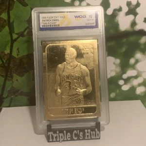 1998 Fleer 23KT Gold Patrick Ewing '1986 Rookie’ 10 Gem Mint - Picture 1 of 2