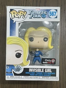 Funko POP! Fantastic Four 4 Invisible Girl GameStop Exclusive #567 - Picture 1 of 5