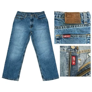 Ralph Lauren Jean Co, Saturday Jean Women's Size 6 Cropped Straight Y2K Med Wash - Picture 1 of 11