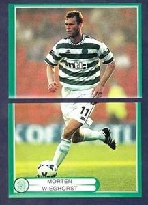 PANINI-CELTIC-THE BHOYS-1999/2000 #061 & 062-CELTIC-MORTEN WEIGHORST IN ACTION - Picture 1 of 1