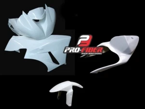 KAWASAKI ZX-6R 2009-2013 RACE BODYWORK FAIRINGS KIT SS RACE SEAT UNIT OEM TRACK - Picture 1 of 12
