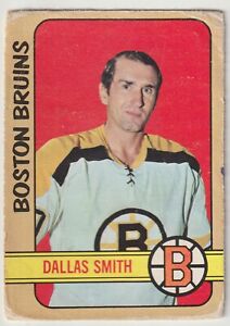 1972-73 OPC Dallas Smith Card #21 Boston Bruins