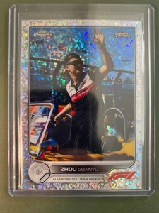 2022 Topps Chrome Zhou Guanyu RC Rookie #139/299 Mini Diamanti Alfa Romeo F1 66 - Foto 1 di 2