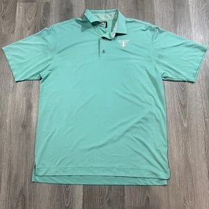 FootJoy Herren Kurzarm Golf Poloshirt Gr. L Grün Robert Jones Golf Trail FJ - Bild 1 von 13