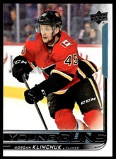2018-19 Upper Deck Young Guns Morgan Klimchuk RC Rookie Calgary Flames #204
