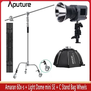 Amaran Cob 60X-S 60W LED Video Licht Bi Color +light dome mini se+C Stand Wheels - Bild 1 von 11