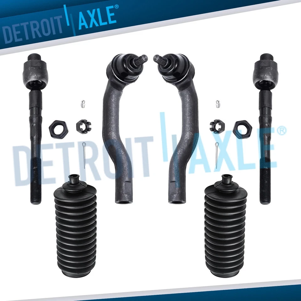 Kit de arranque de barra de amarre interior y exterior delantero de 6 piezas para Ford Edge Lincoln MKX 2007-2014 Foto 1 de 4