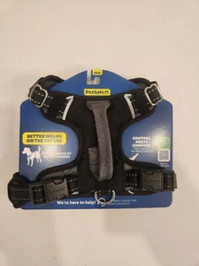 PETSAFE Easy Walk Comfort No-Pull Dog Harness Black Small Adjustable with Handle - Picture 1 of 7