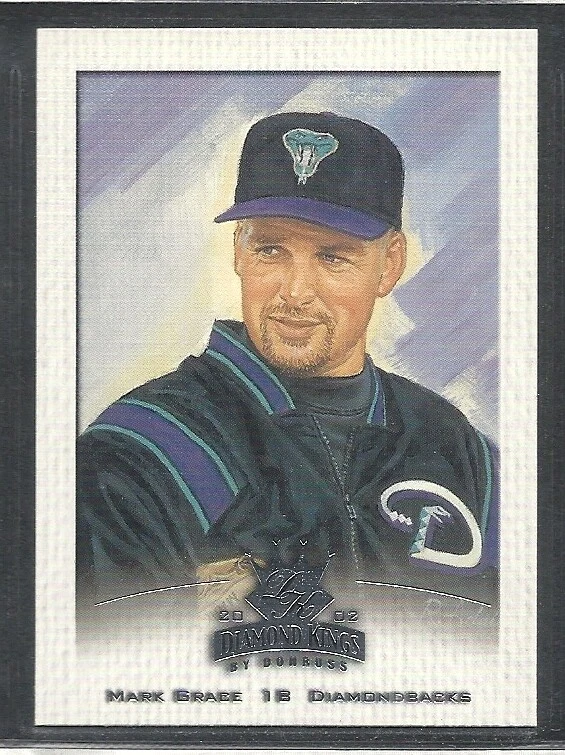 2002 Donruss Diamond Kings - #79 - Mark Grace - Arizona Diamondbacks - Image 1 of 1