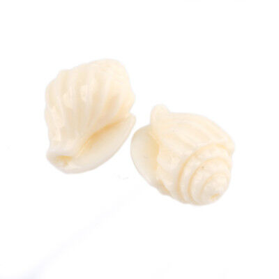 50pcs Unique Carved Coral Beads Conch Shell L...