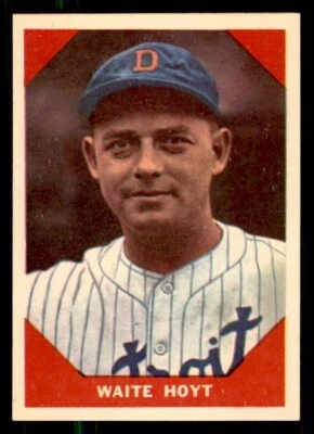 1960 Fleer Baseball Greats Baseball #69 Waite Hoyt EX/MT *d2 - Image 1 of 2