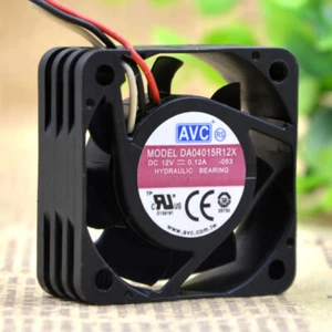 AVC 4015 DA04015R12X 12V 0,12A Drei-Pin Gehäuselüfter klein stumm - Bild 1 von 5