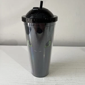 Rare Dreamworks tour toothless how to train your dragon travel cup -22cm (H) - Picture 1 of 12