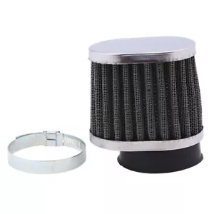 2PCS 49/ 50/ 51mm Motorcycle Air Filter Engine Cleaner Inlet Adjustable Pod Dirt - Picture 1 of 7