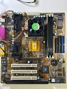 Elitegroup P6BAT-Me Sockel 370 Slot 1 Micro-ATX Mainboard + Celeron - Bild 1 von 1