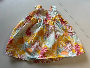 Vestido de sol Just One You floral de algodón talla 6 M - Imagen 1 de 5