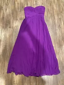 Vestido de noche Ralph Lauren púrpura talla 10 nuevo con etiquetas - Imagen 1 de 9