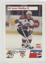 1993-94 Portland Pirates Team Issue Jason Woolley #8