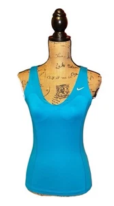 Nike Dri Fit türkisfarbenes Trainingstanktop Shirt Damen ~ Small - Bild 1 von 4