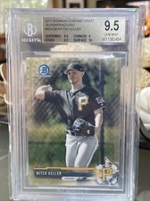 MITCH KELLER 2017 Topps Bowman Chrome Draft SUPERFRACTOR 1/1 BGS 9.5