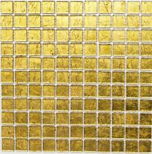 Glasmosaik Metalloptik Gold 2 3x2 3x0 4 Cm 1 Tafel Moh34