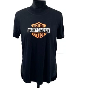 Harley-Davidson T Shirt Womens Short Sleeve Graphic Black Size M NWT - Picture 1 of 12