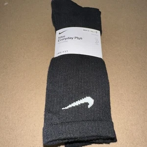Nike Men's Everyday Plus Cushioned Training Crew Socks 3 Pack SX6888 010 SZ XL - Picture 1 of 5