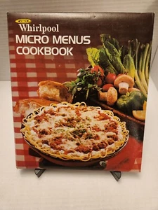 Vintage Whirlpool Micro Menus Cookbook Hardcover 1970's Tab Sections 207 pages - Picture 1 of 3