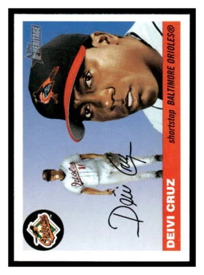 2004 Topps Heritage #41 Deivi Cruz - Image 1 of 2