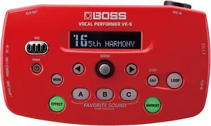Boss VE-5-RD Vocal Performer Effects Processor Red Brand New Box Music Japan - Picture 1 of 7