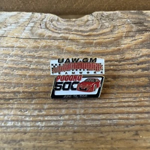 UAW-GM Pocono 500 1996 Collectible Race Car Pin / Pinback Lapel June 16 - Picture 1 of 2
