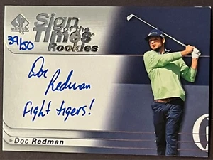 2021 SP Authentic Doc Redman Sign of the Times Rookies /50 Auto Fight Tigers - Picture 1 of 2