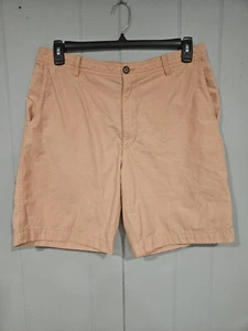 Izod Shorts Mens 34 Luxury Sport Peach Orange Pastel Great Condition - Picture 1 of 3