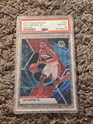 Troy Brown Jr 2019 mosaic genesis #162 psa 10 - Image 1 of 2