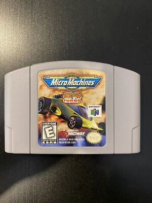 Micro Machines 64 Turbo (Nintendo 64, 1999) Auténtico Cartucho N64 Probado Foto 1 de 4