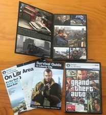 Grand Theft Auto 4 IV PC DVD Game Windows Complete with Manual - RARE