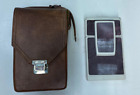 (M) Vintage Polaroid SX-70 Land Camera w/ Leather Case UNTESTED, AS-IS