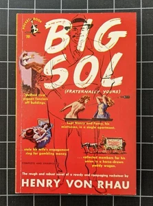 Big Sol by Henry von Rhau 1950 Pocket Book Vintage Paperback Pulp Fiction - Imagen 1 de 3