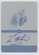 2015 Leaf Clear Base Printing Plate Cyan 1/1 Ty Montgomery Rookie Auto RC p0i