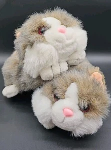 Bequeme Katze Hausschuhe Größe Medium 8-10 rosa Nase - Bild 1 von 18