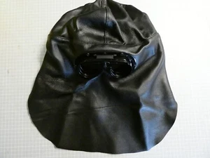 Uhlen Schweißerhaube aus Leder mit integrierter Klappbrille für Gläser Ø50mm - Bild 1 von 3