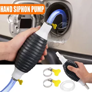 Handpumpe Umfüllpumpe Notpumpe Absaugpumpe φ21mm Öl Benzin Diesel Pump Schlauch - Bild 1 von 11
