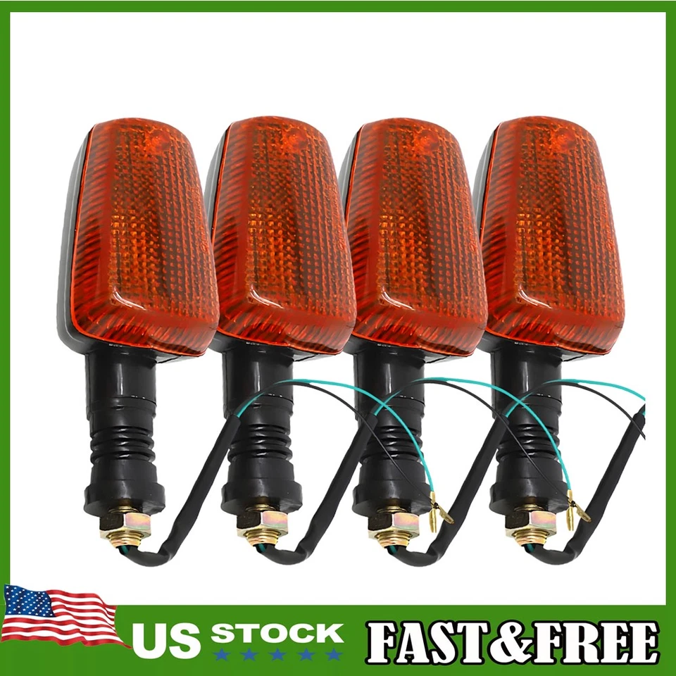 2 пары задних указателей поворота для Yamaha XT600 XT350 XT550 XT250 TW200 - Изображение 1 из 4