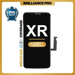 For iPhone XR Brilliance Pro LCD with Touch and Back Plate Black Replacement - Zdjęcie 1 z 2
