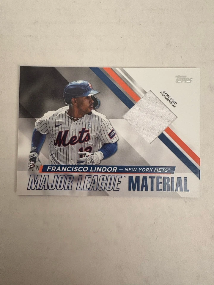 2024 Topps Series 1 - Major League Material Francisco Lindor #MLM-FL (MEM) - Image 1 of 2