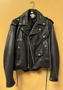 Seltene Hard Rock Hotel Leder Motorrad Jacke Las Vegas Small Save the Planet - Bild 1 von 10