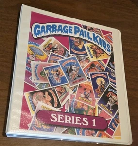 Original Garbage Pail Kids Binders ONLY Series 1 to 8 With Checklist Vintage 🤮 - Picture 1 of 23