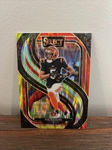 2024 Panini Select Premier Level TEE HIGGENS #193 🔥 Yellow & Red Shock Prizm - Picture 1 of 3