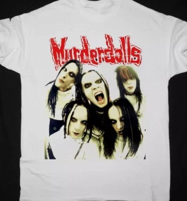 Murderdolls Band Member White Unisex T-Shirt S-3XL - Image 1 of 2
